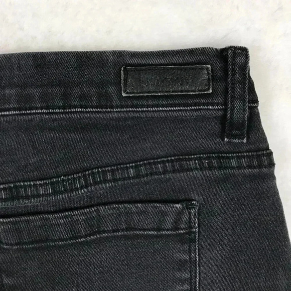 BLANKNYC Washed Black LITTLE QUEENIE Cut-off Jean Shorts 28 - Picture 4 of 9
